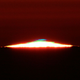 Illustration for article titled Just for a moment, the setting Sun turns green